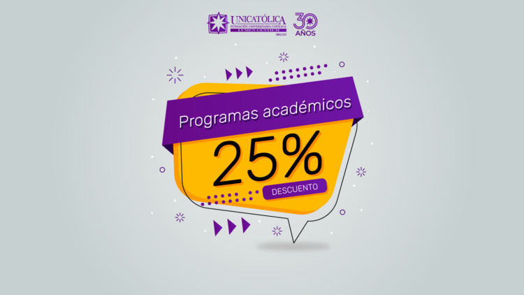 Estudia hasta con el 25% de descuento