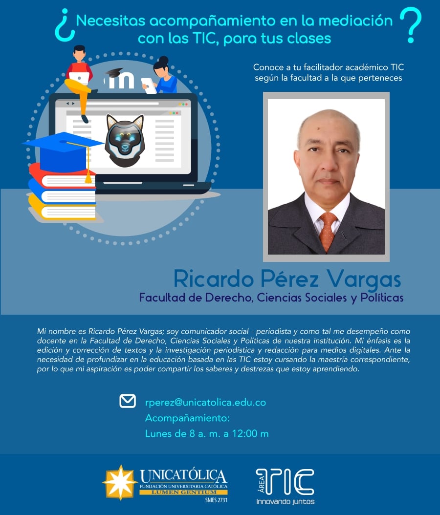 Facilitador TIC Ricardo Pérez